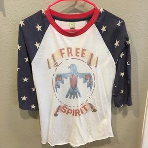 3-quarter length “Free spirit” tee